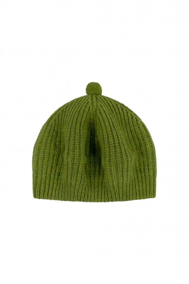 Stitch Beret - Moss Green