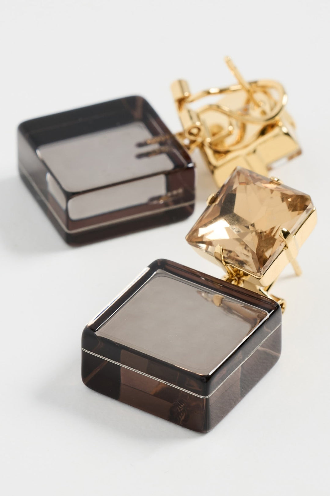 Halstead Gem Earrings - Dove