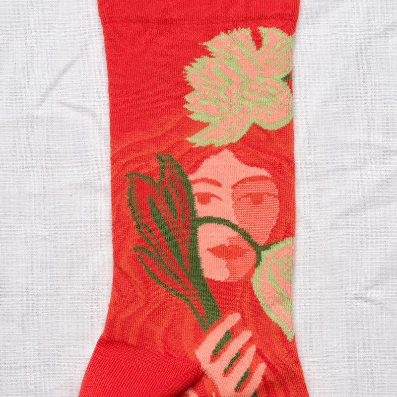Face Socks - Red
