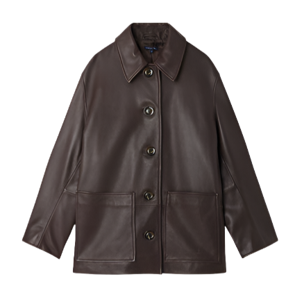 Vincenzo Leather Jacket - Dark Brown