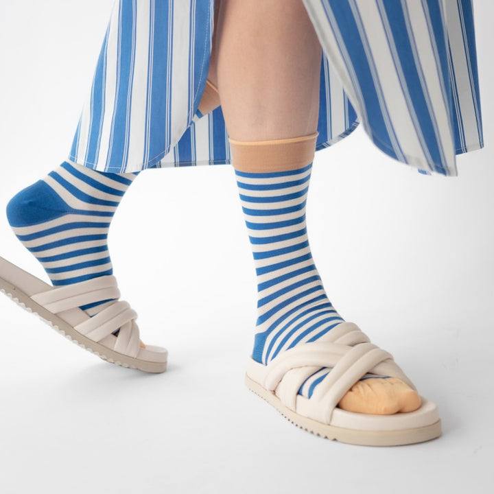 Stripe Cobalt Socks