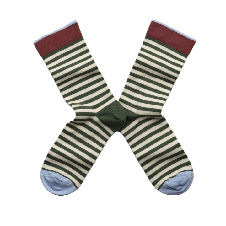Stripe Spruce Socks