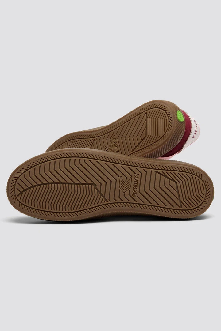 Toca Sneakers - Bright Rose Gum Nylon & Suede