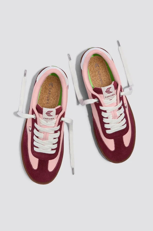 Toca Sneakers - Bright Rose Gum Nylon & Suede
