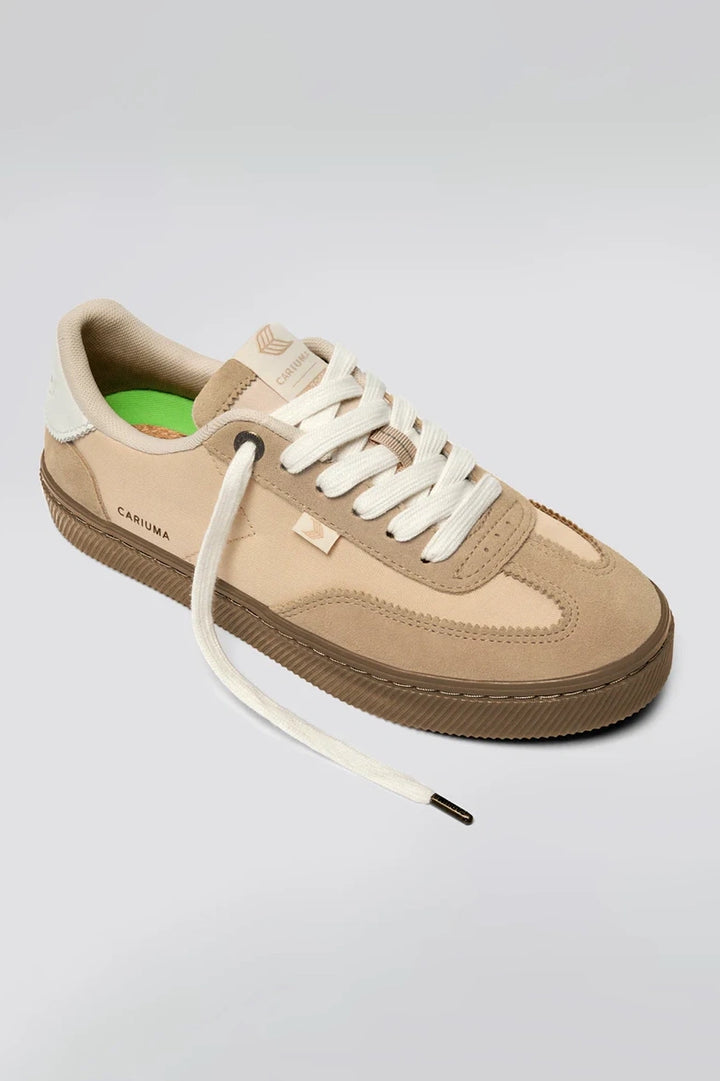 Toca Sneakers - Light Cream Gum Nylon & Suede