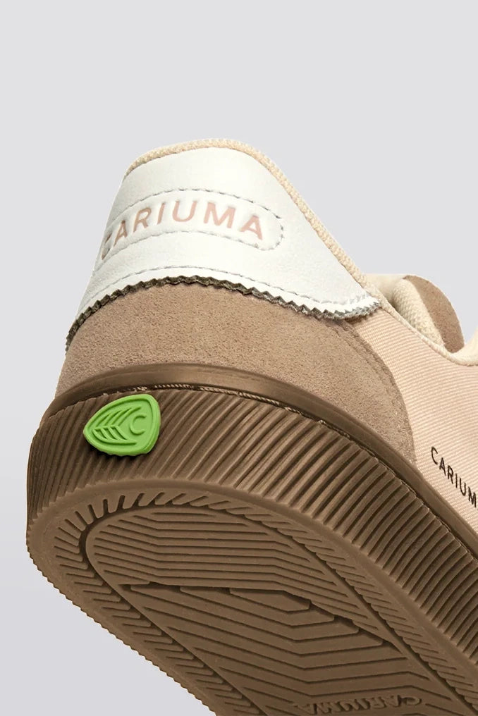 Toca Sneakers - Light Cream Gum Nylon & Suede