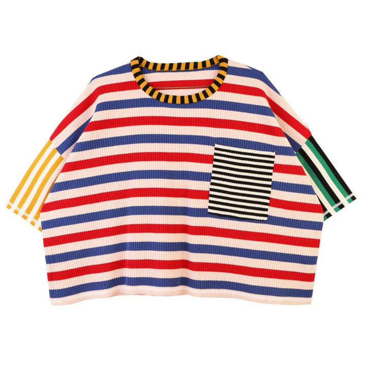 Winston Knit Tee - Multi Stripe