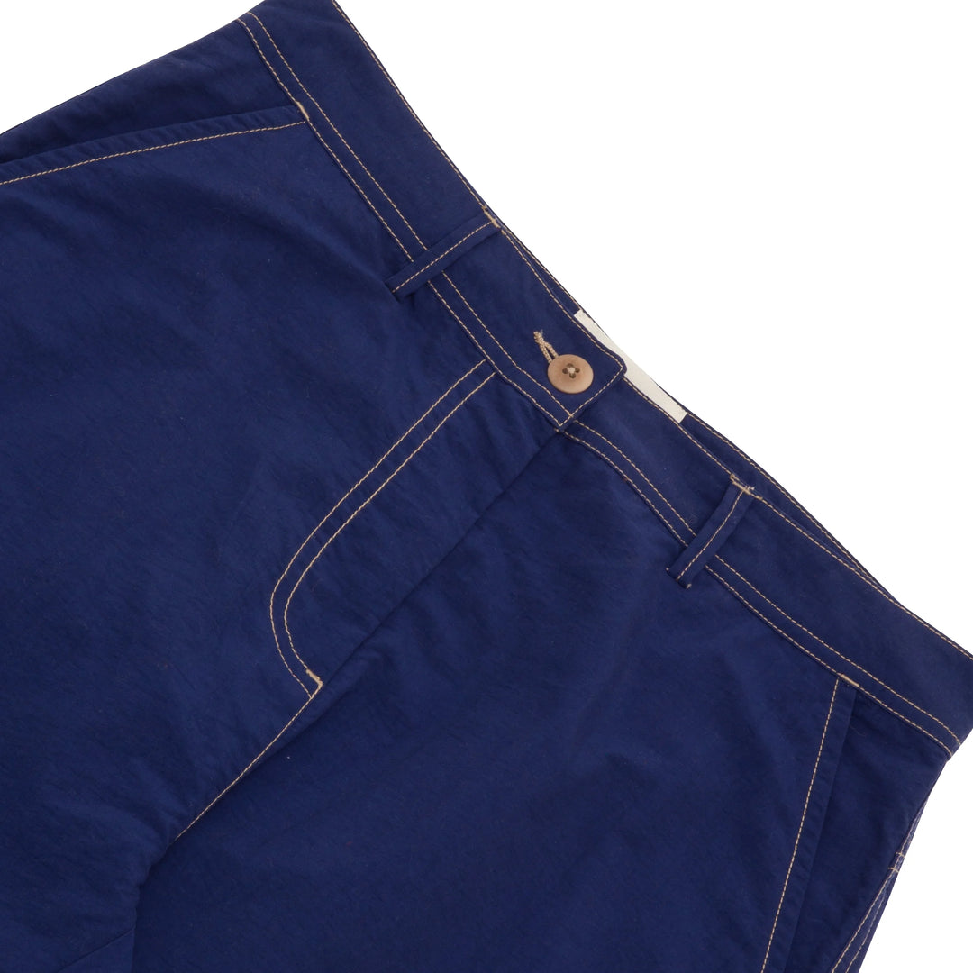 Barrel Trousers - Mid Blue