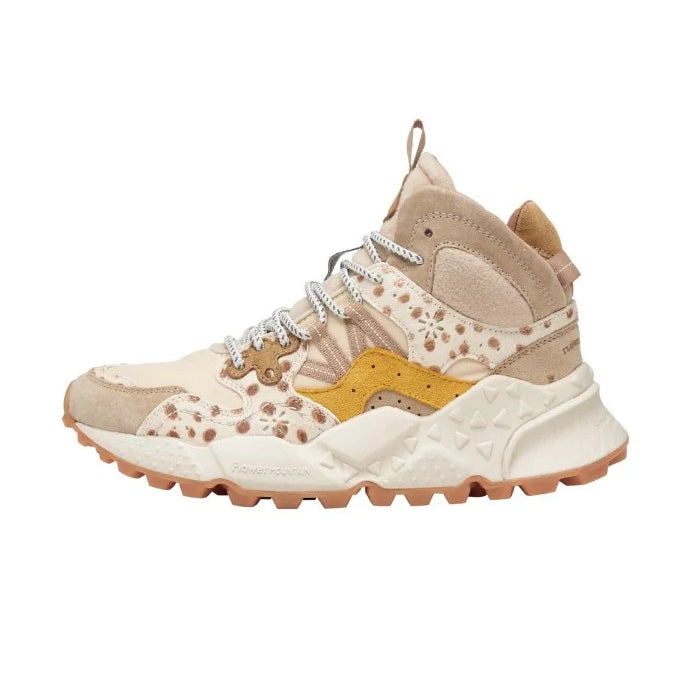 Yamano 3 Mid-Rise Sneakers - Beige Suede - Frontiers Woman
